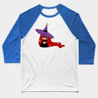 Witch Lady Baseball T-Shirt